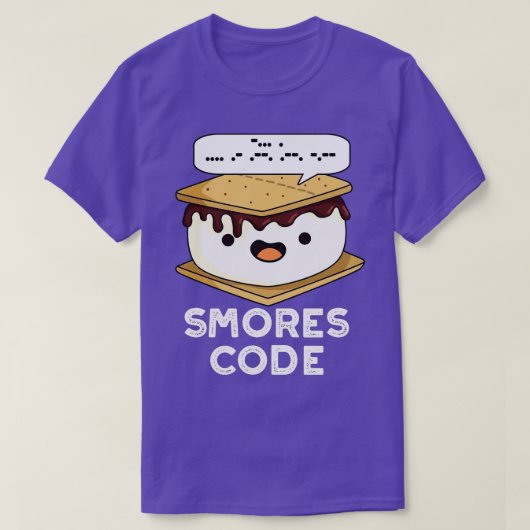 スモアコードおもしろいフードパン Tシャツ (デザイン正面)