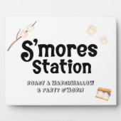 スモアステーション看板 フォトプラーク (正面)