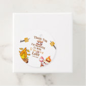 スモアベビーシャワーありがとうラベルメッセージカードSmore フェイバータグ (インサイチュ)