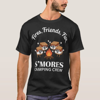 スモアーズキャンピングクルー キャンピングスモアーズ かわいいスモアーズ Tシャツ