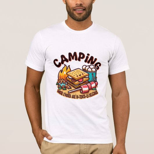スモアーズキャンプ Tシャツ (正面)