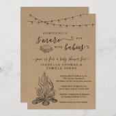 スモアーズジョイントベイビーシャワー招待状 招待状 (正面/裏面)