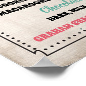 スモアーズバーメニュー パーティーサイン ポスター (角)