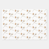 スモアーズ ファン ボンファイアー バックヤード クックアウト フレンズギビング ラッピングペーパーシート (正面2)