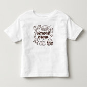スモア部 キャンプ好き 子供Tシャツ トドラーTシャツ (正面)