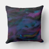 スモカパーソナライズされたーさんは水彩画を描く クッション (裏面)