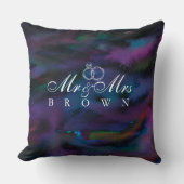 スモカパーソナライズされたーさんは水彩画を描く クッション (正面)