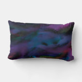 スモカパーソナライズされたーさんは水彩画を描く ランバークッション (裏面)