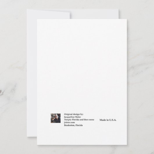 スモキンホット結婚式招待状 招待状 (裏面)