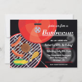 スモキンBBQグリルパーティの招待状 招待状 (正面)