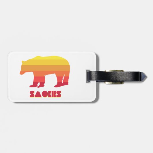 スモキーズレインボーベア ラゲッジタグ (裏面横)