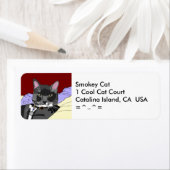 スモキーネコ住所 シール (インサイチュ)