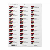 スモキーネコ住所 シール (フルシート)