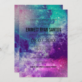 スモキー銀河系卒業パーティー招待状 招待状