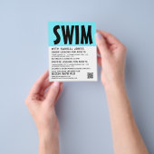 スモダンイミンはっきりしたグ·レッスンのチ広告ラシ チラシ (手)