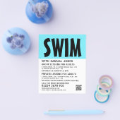 スモダンイミンはっきりしたグ·レッスンのチ広告ラシ チラシ (シングル)