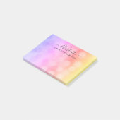 スモダンカラフルパルクル校パーソナライズされた舎 ポストイット (アングル)