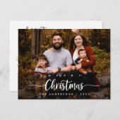 スモダンクリスマス家族写真 ポストカード (正面/裏面)