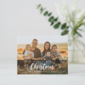 スモダンクリスマス家族写真 ポストカード (スタンド正面)