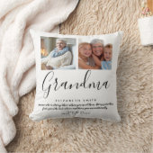 スモダンクリプエレガントトおばあちゃん引用文写真 クッション (ブランケット)