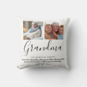 スモダンクリプエレガントトおばあちゃん引用文写真 クッション (正面)