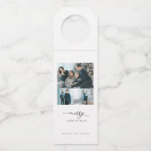 スモダンクリミニマルプト3フォトメリークリスマス ボトルネックタグ (正面)