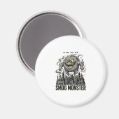 スモッグモンスターTシャツ ビンテージ風エングレーヴィング エコ警告 A マグネット (正面/裏面)