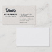 スモッグ技術 |自動車の修理と修理 名刺 (正面/裏面)