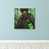 スモッグ・ハーレクイン キャンバスプリント (インサイチュ (ウッドフロア))