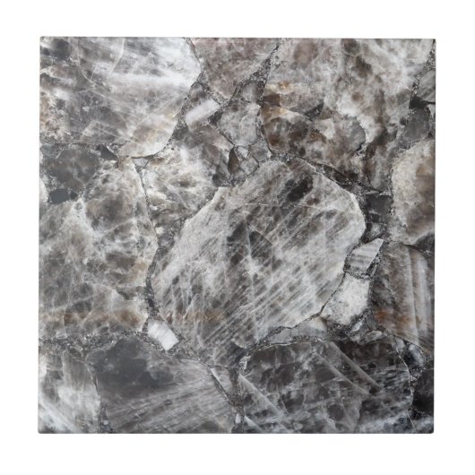 スモモダンーキー水晶ジェムストーンプリント タイル (正面)