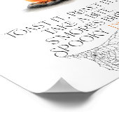 スモレスバーリトルブベビーシャワーハロウィーン ポスター (角)