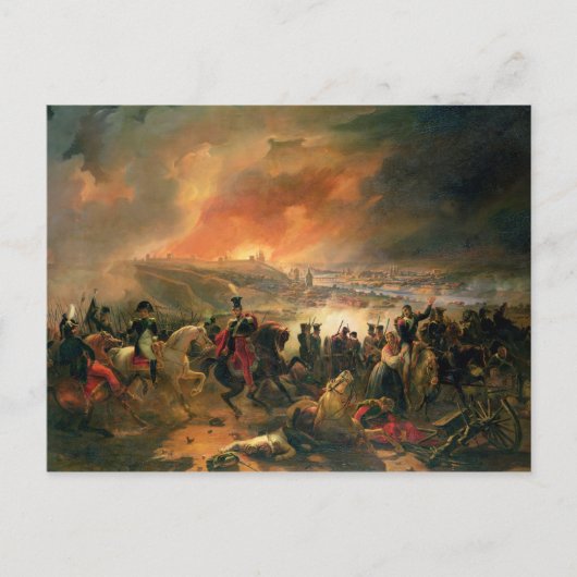 スモレンスクの戦い(1812威厳がある年1839年) ポストカード (正面)