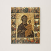 スモレンスク、c.1450 (気性のHodegetria新しいアイコン ジグソーパズル (縦)