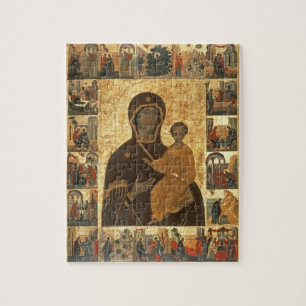 スモレンスク、c.1450 (気性のHodegetria新しいアイコン ジグソーパズル