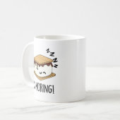 スモーおもしろいリング・モア・パン コーヒーマグカップ (正面左)