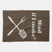 スモーカーBBQグリル調理師マインドもしIスモーク キッチンタオル (横)