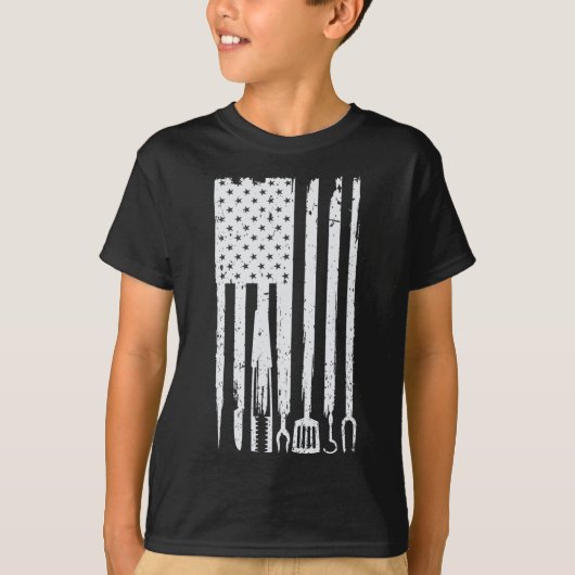 スモーキング好きのための面白いBBQデザイン! Tシャツ (正面)