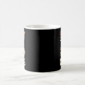 スモーキン肉と拍手する頬のバーベッおもしろいク コーヒーマグカップ (中央)