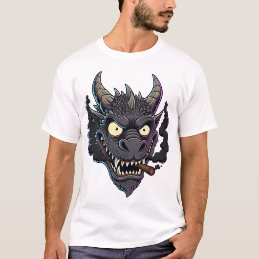 スモーキン・オブシディアン・ドラゴン Tシャツ (正面)