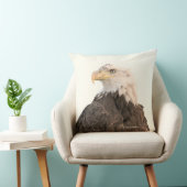 スモーキーな空に暗くなるハゲのワシ クッション (椅子)