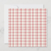 スモーキーな裏庭のBBQ豚のロースト 招待状 (裏面)