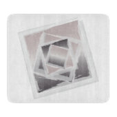 スモーキーの石英灰色 カッティングボード (正面)