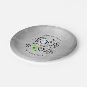 スモーキーグレイ&ブラックボーズ&ブーゼハローウィンパーティ ペーパープレート (アングル)