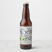 スモーキーグレーボス&ブーゼハローウィンパーティ ビールラベル (正面)