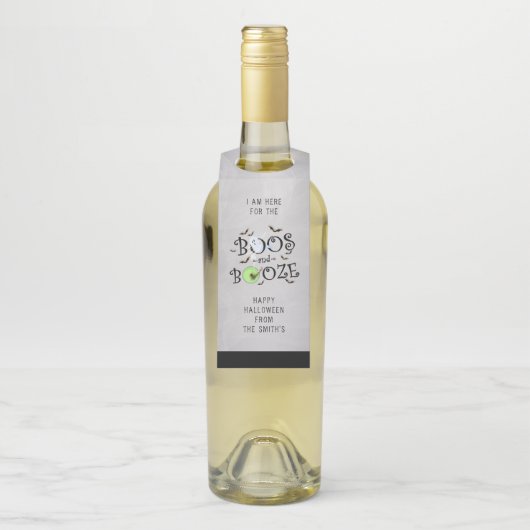 スモーキーグレーボス&ブーゼハローウィンパーティ ボトルネックタグ (ボトル)