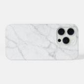 スモーキーグレー大理石スワール iPhoneケース (裏面横)