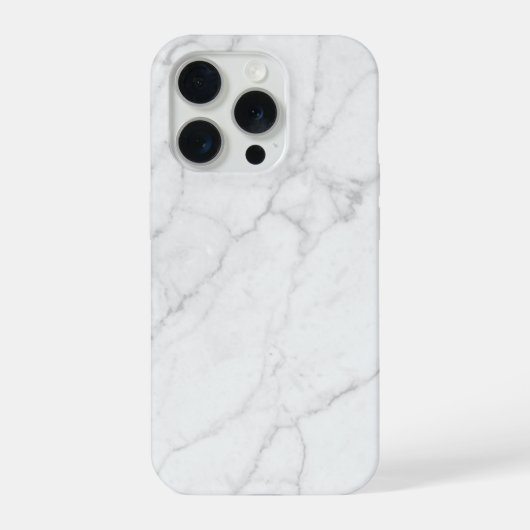 スモーキーグレー大理石スワール iPhoneケース (裏面)