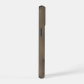 スモーキーグレー+タビー猫 iPhone 15ケース (右側面)