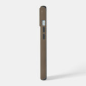 スモーキーグレー+タビー猫 iPhone 15ケース (左側面)
