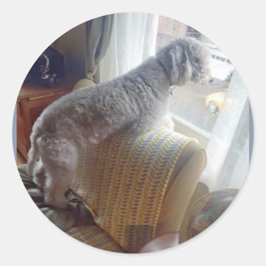 スモーキーステッカー！ ラウンドシール (正面)